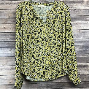 Ann Taylor Loft Long Sleeve Blouse SZ S